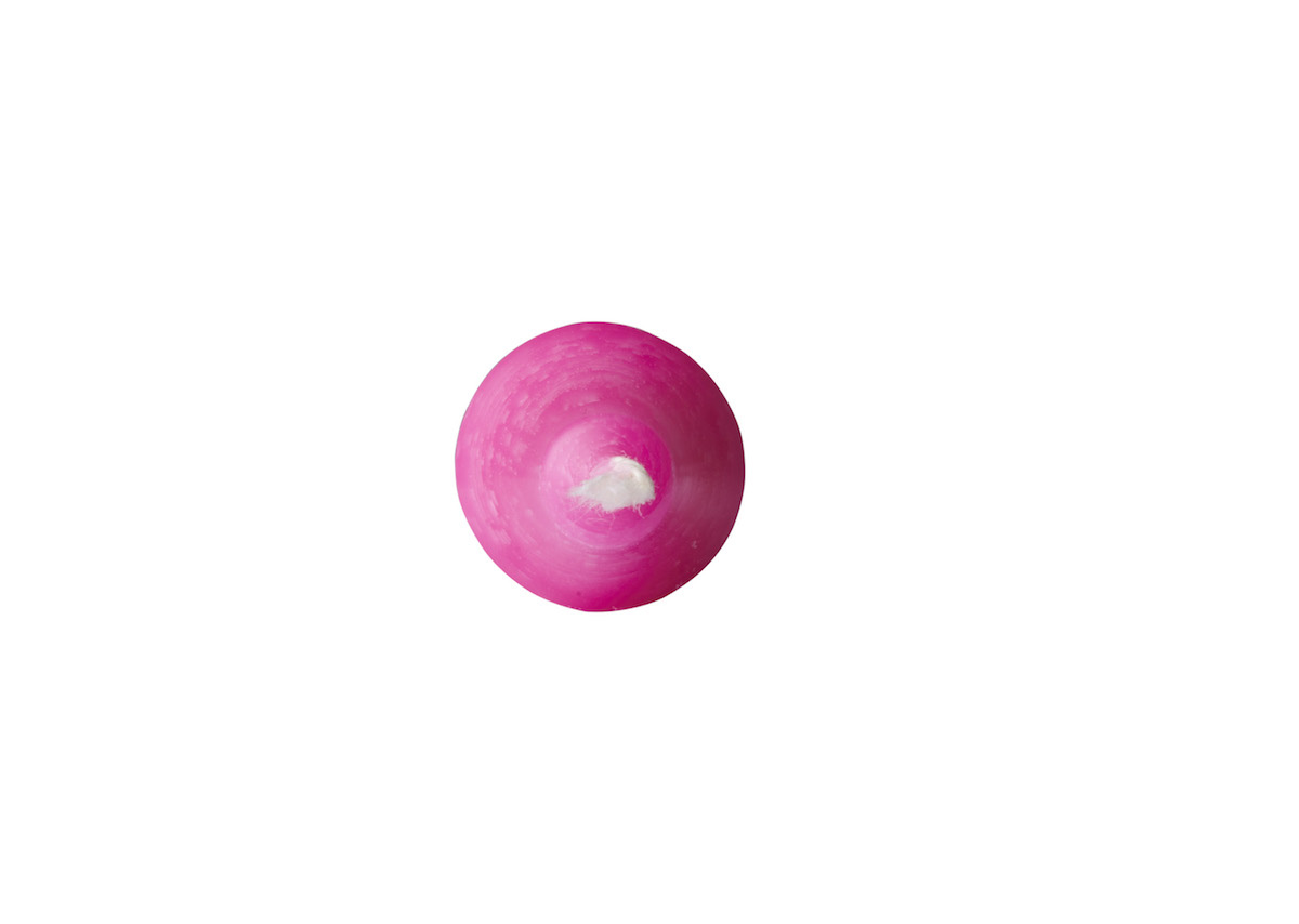 Stabkerze Rustic Farbe Hot Pink | online kaufen