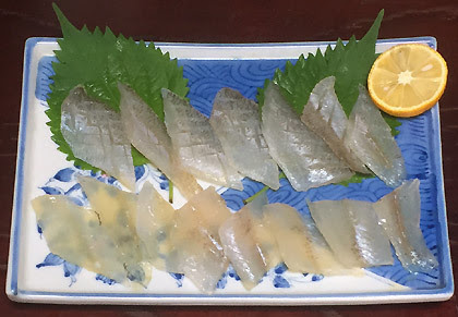 シロギスの昆布締め 釣りバカ男の手料理