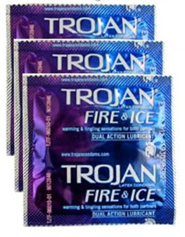 Trojan Fire & Ice Condoms 3 Pack