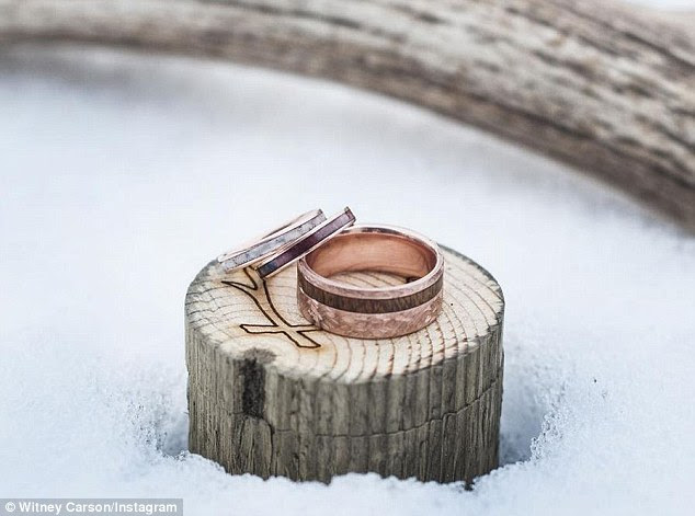 Longtime loves: Witney and Carson started dating during their senior year of high school but have known each other since junior high as McAllister admitted: 'She was my dream girl since 7th grade'