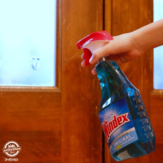 paw print windex clean up