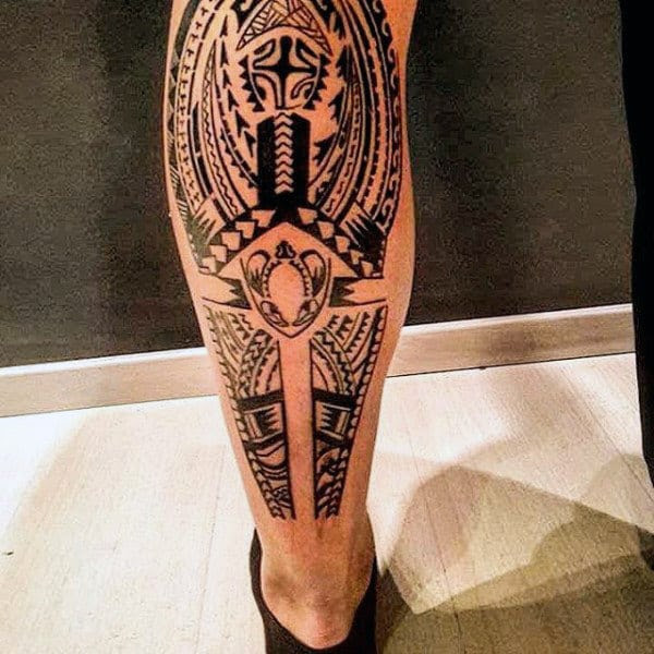 tribal tattoos for legs