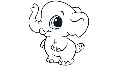  baby elephant coloring pages to download and print for free