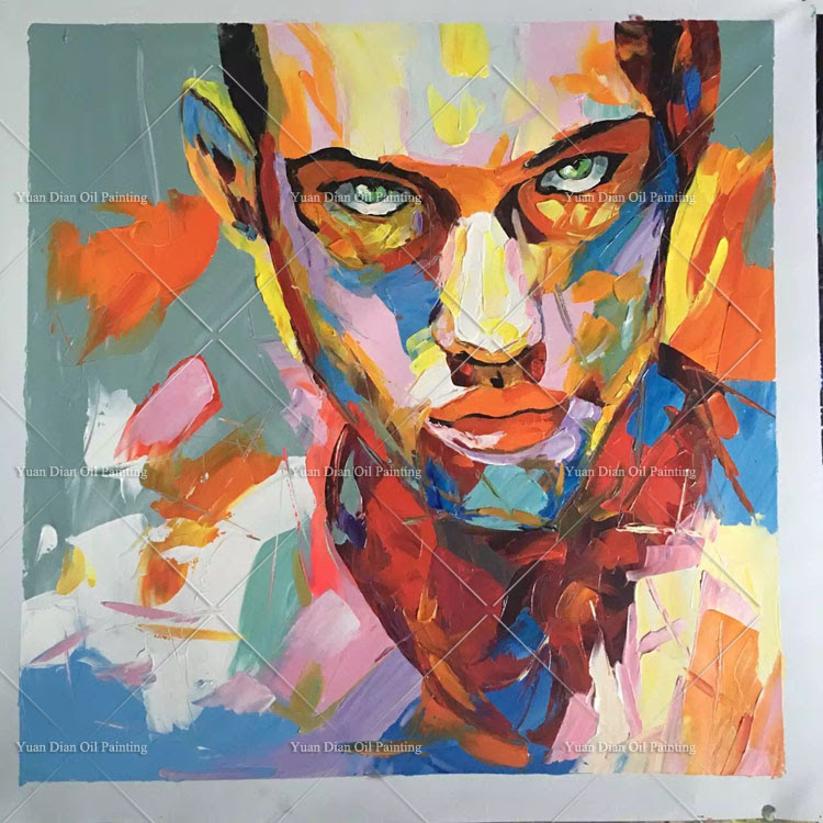 Handgemaakte schilderij moderne vrouw portret schilderen man gezicht  Schilderen afrikaanse portret olieverf designer home decor|painting  vermeer|painting repairdecorative room painting - AliExpress