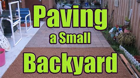 laying pavers  sand  gravel paving backyard