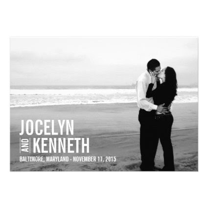 Pure Simplicity Save The Date Card