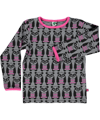 Småfolk schattige grijze t-shirt met leuke panda's