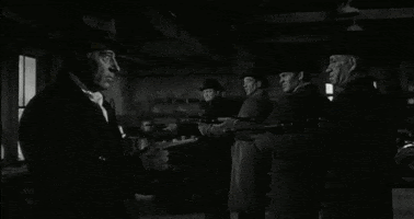 Black And White Gangster animated GIF