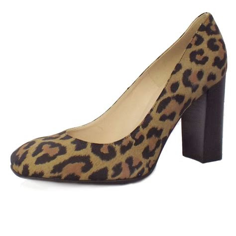 peter kaiser sandy leopard print ladies high heel court