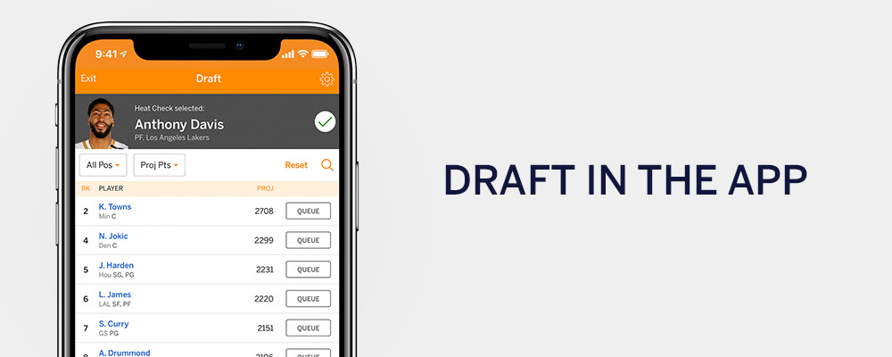 Draft in the app