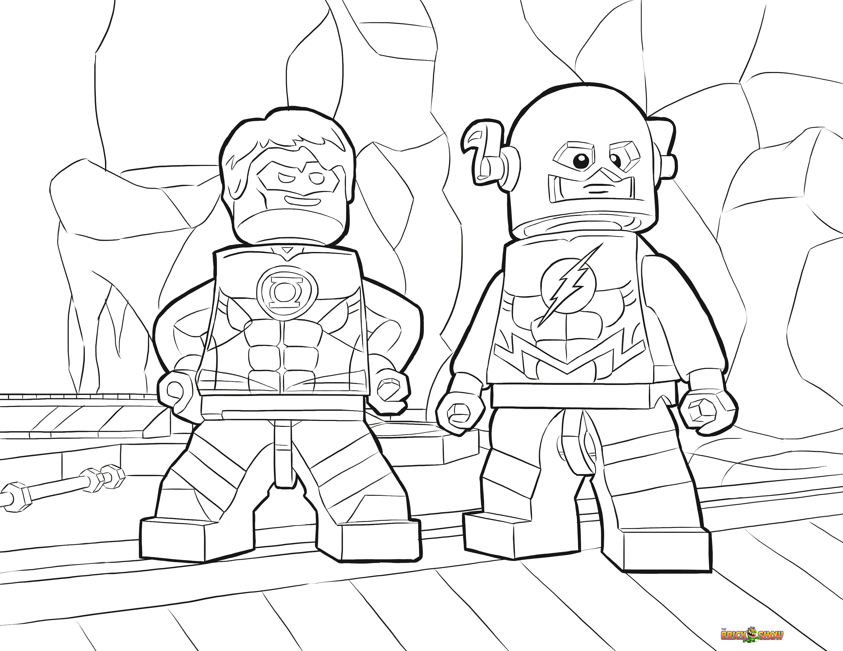 Lego Justice League Coloring Pages - Coloring Home