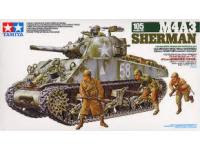 Tamiya 1/35 U.S. Medium Tank M4A3 Sherman 105mm Howitzer (35251) English Color Guide & Paint Conversion Chart - i0