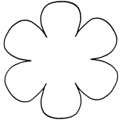 Our flower templates are free, printable templates to use with kids. flower petal shape template clipart best