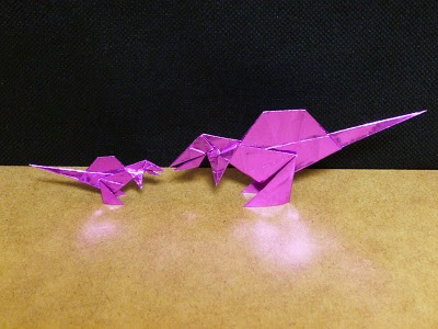 折り図 スピノサウルス Spinosaurus Ver 1 7 恐竜の折り紙