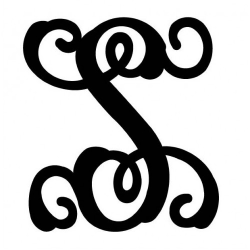 Download S Monogram Letter - ClipArt Best