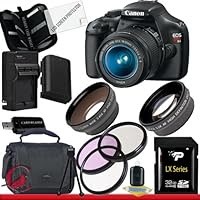 Canon EOS Rebel T3 12.2 MP CMOS Digital SLR with 18-55mm IS II Lens 32GB Package