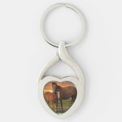 Horse and pony keychain
