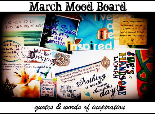 March Mood Board