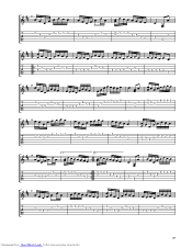 Pirates Of The Caribbean - Two Hornpipes Tortuga guitar ...