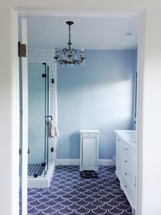 32 Gorgeous And Eye-Catching Fish Scale Tiles DÃ©cor Ideas