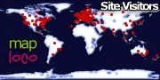 Locations of Site Visitors