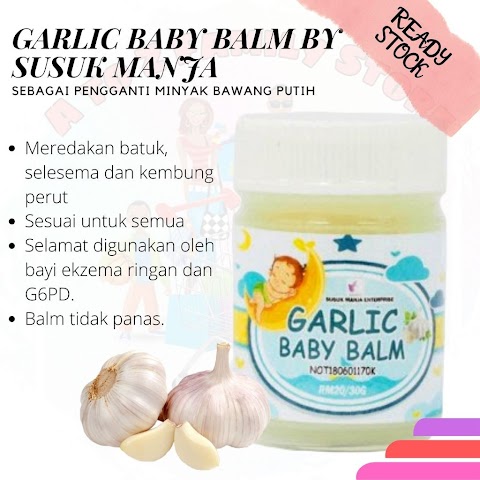 minyak bawang putih untuk baby
