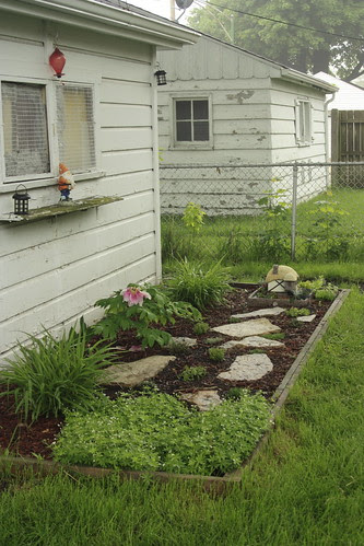 Newly Laid Out Garden