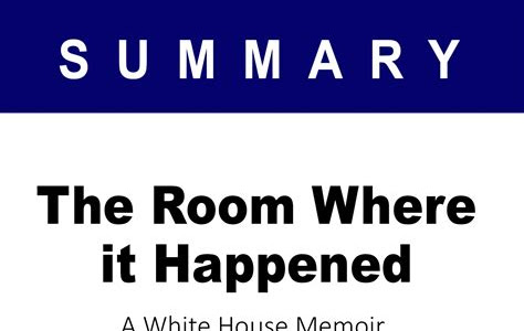 Read Online The Room Where It Happened: A White House Memoir Hardcover PDF