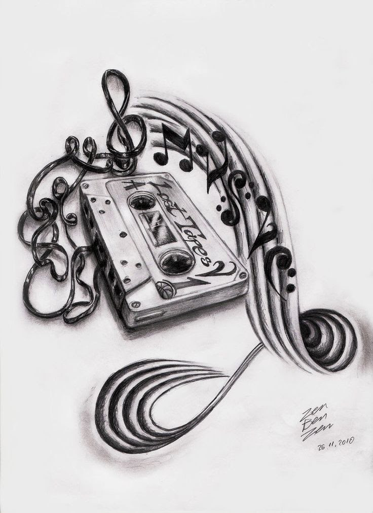 Music Drawings - Cli