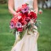 bright red bouquet