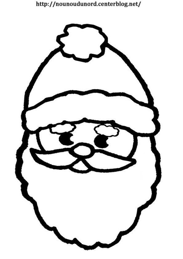 Dessin Pere Noel Facile Maternelle