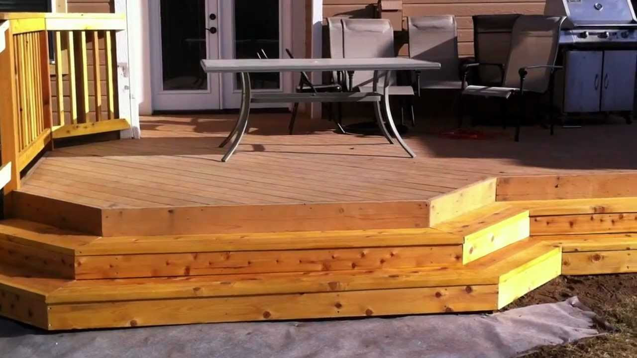 Installing deck stairs and steps Denver deck builder Part 