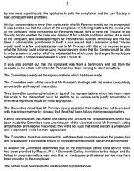 Law Society of Scotland report on solicitor Andrew Penman Stormonth Darling Kelso Page 4