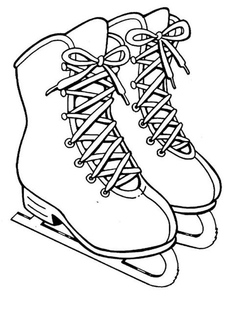 kleurplaat schaatsen leukekleurplatennl