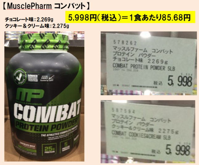 コストコで販売されているプロテインはお得ではない 値段をamazon Iherbと比較してみました リザルトブログ
