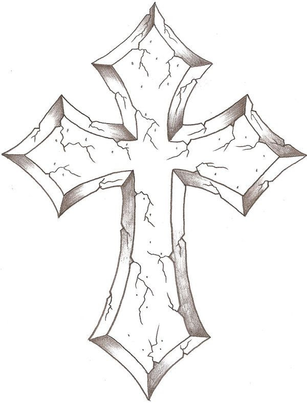 Cross Drawing Tattoo at GetDrawings | Free download