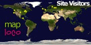 Locations of Site Visitors