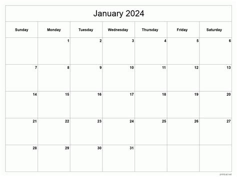  printable january 2024 calendar