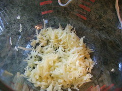 shredded apples for CA jam
