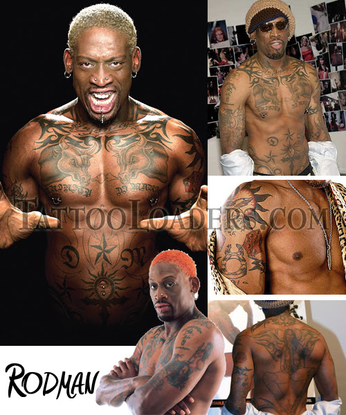 Dennis Rodman has plenty of tattoos that people both love and hate on him.