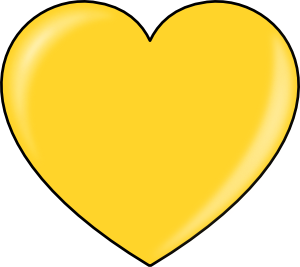 Download Secretlondon Gold Heart Clip Art at Clker.com - vector ...