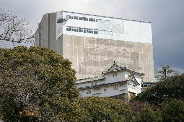 姫路城大天守修理見学施設 天空の白鷺