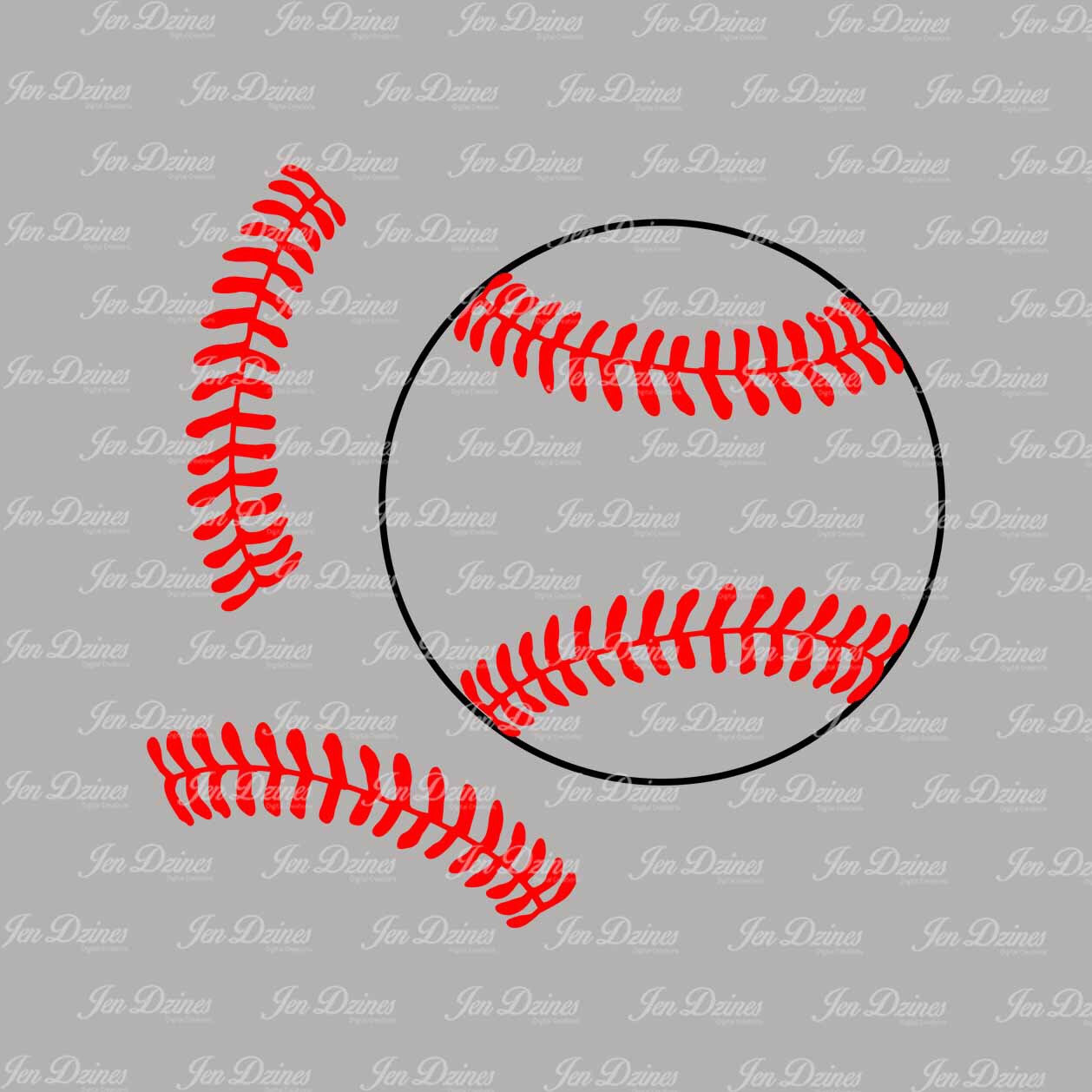 Download softball stitches clipart for silhouette - Clipground