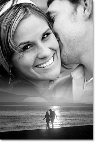 The image after desaturating the colors.