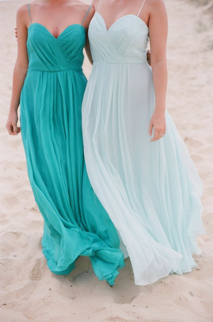 Tiffany Yellow Mint green beach wedding Palette