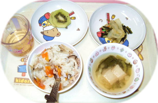 １７年４月 １４日 ２８日のメニュー 保育園の給食