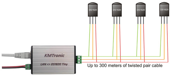 Kmtronic Ltd Ds1820 Thermometer Cable