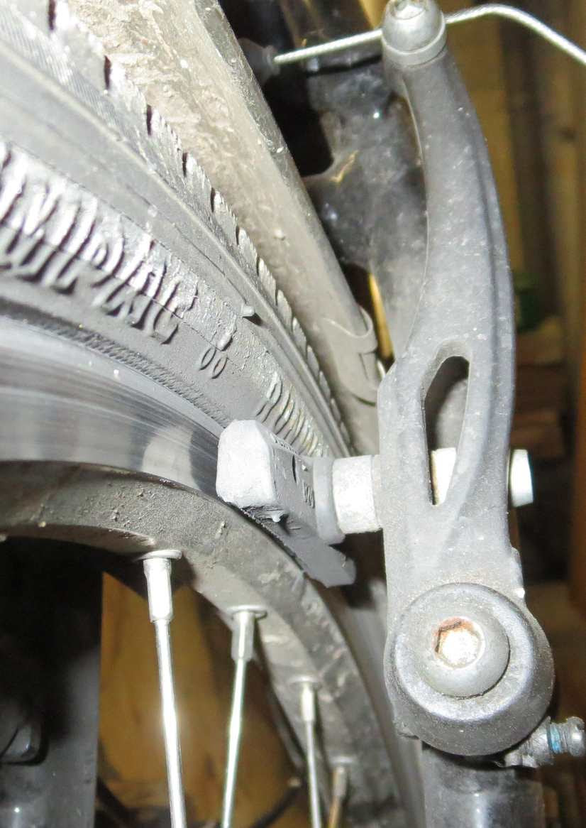 abgenutzte bremsbeläge erkennen fahrrad