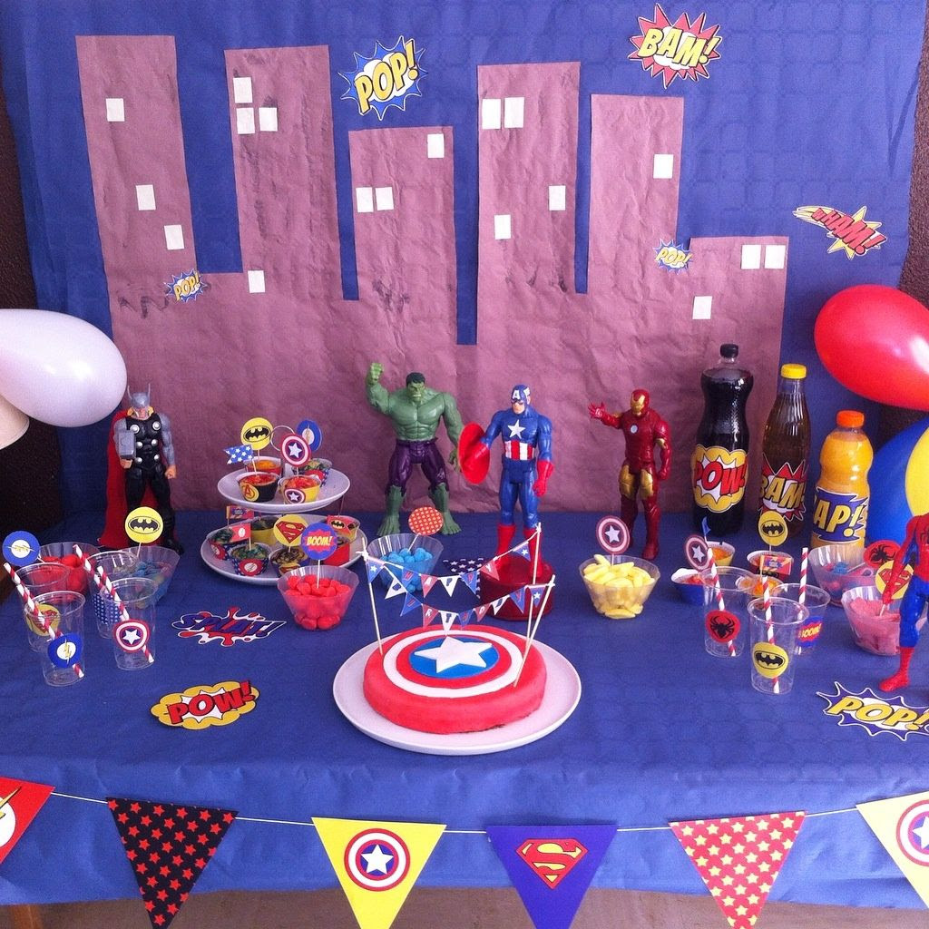 Un Anniversaire De Super Heros 6 Ans Maman Home