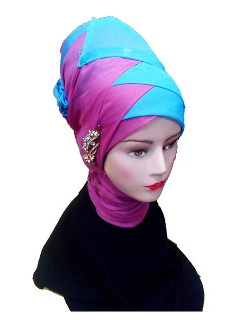 gambar tutorial hijab  wajah bulat tutorial hijab